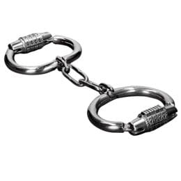 METAL HARD - HANDCUFFS WITH COMBINATION LOCK